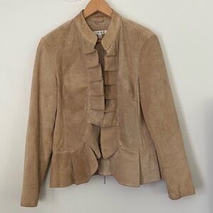 Beige/Tan Suede Jacket